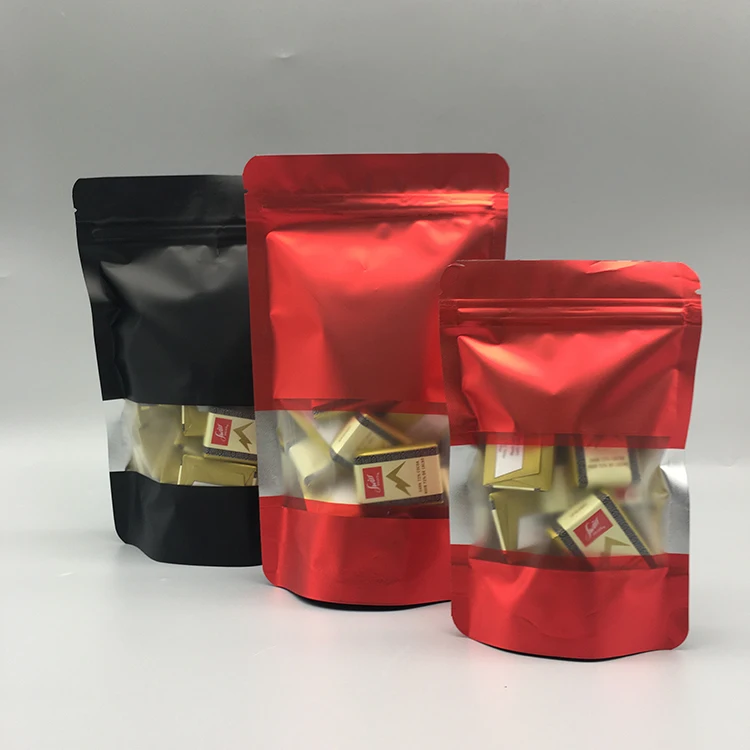 Good quality and low price zip lock container food storge bag aluminum foil bag