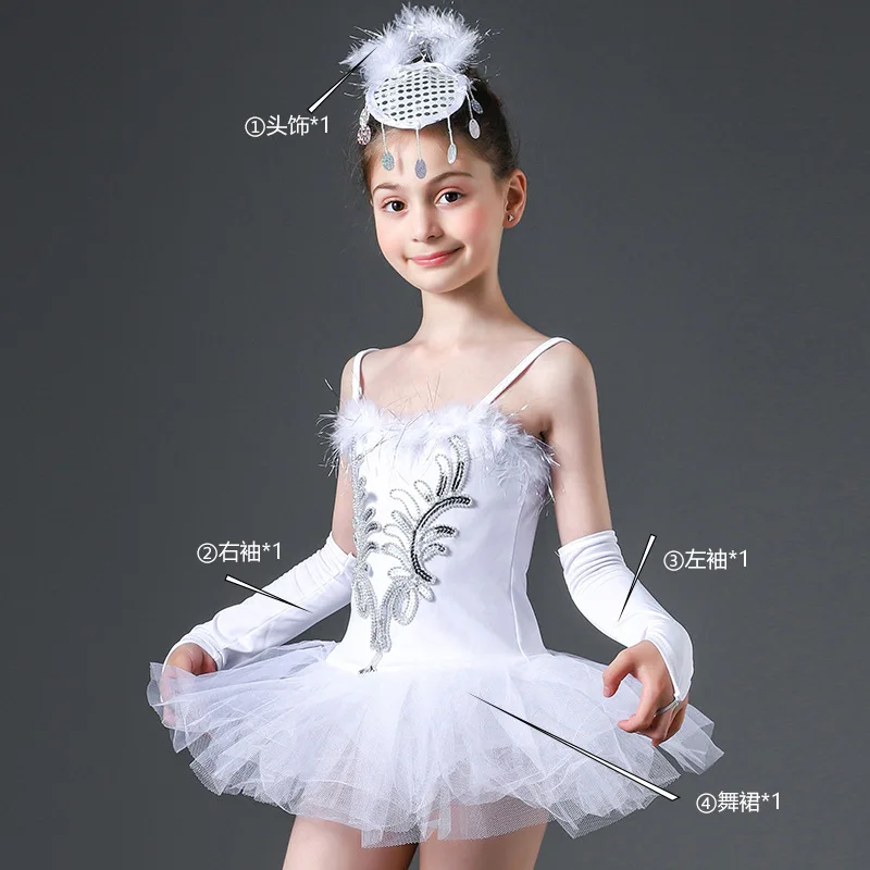 Kids Toddler Girls Professional Costumes Classical Dancing Ballet Tutu skirts for kids