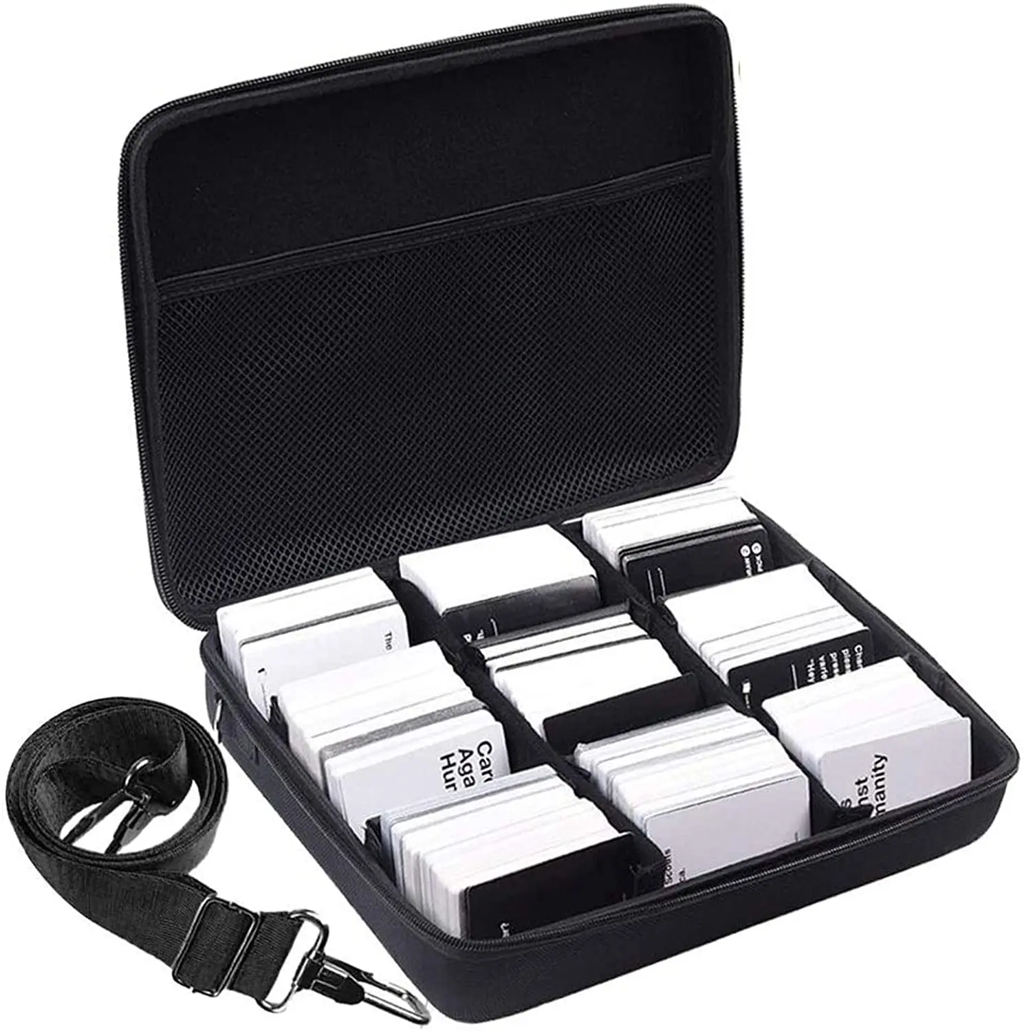 Large Game Card Case Storage Holder for 2500+ Cards, Fits for Main Card Game - C. A. H. Card Game, Sport Card Box for PM Cards,