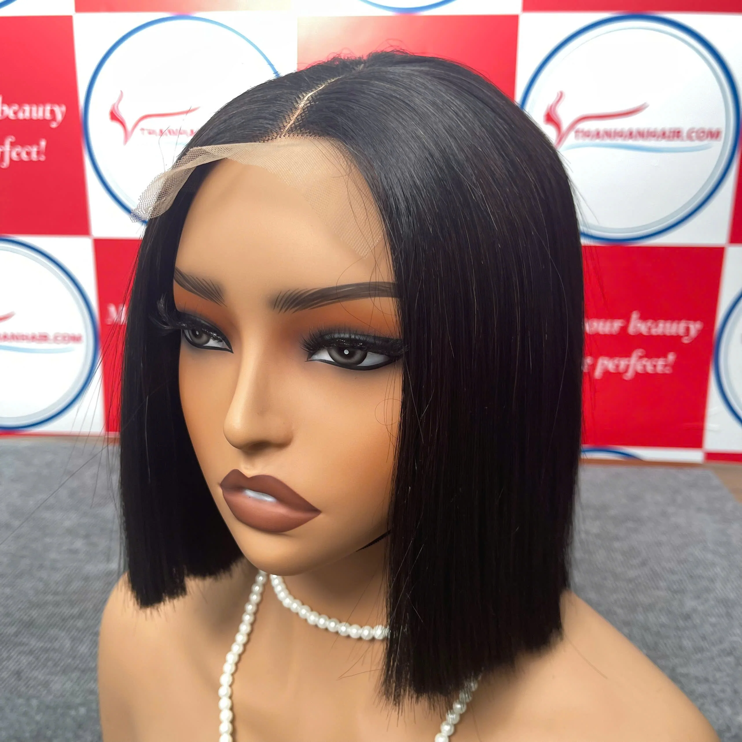 Deal Sale!!! Factory Wholesale Wigs human hai Africa, Nigeria Color Bob Wigs Human Hair lace closure all size