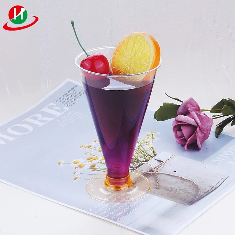 Wholesale disposable transparent cake container jelly pudding dessert mousse Plastic Dessert cups