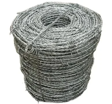 hot dipped galvanized steel wire for sale barbed wire For Farm Fencing