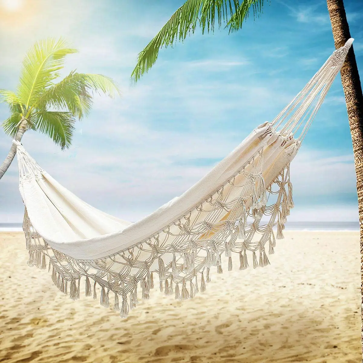 high quality Cotton Hammock With tassel