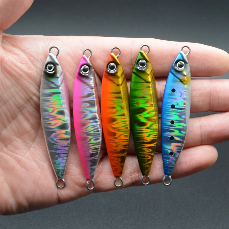 OEM 20g 30g 40g 60g 100g 120g 150g Crazy fishing lure Ocean Jigging Lure Flash TG Jigbait Metal Jig Lure OEM