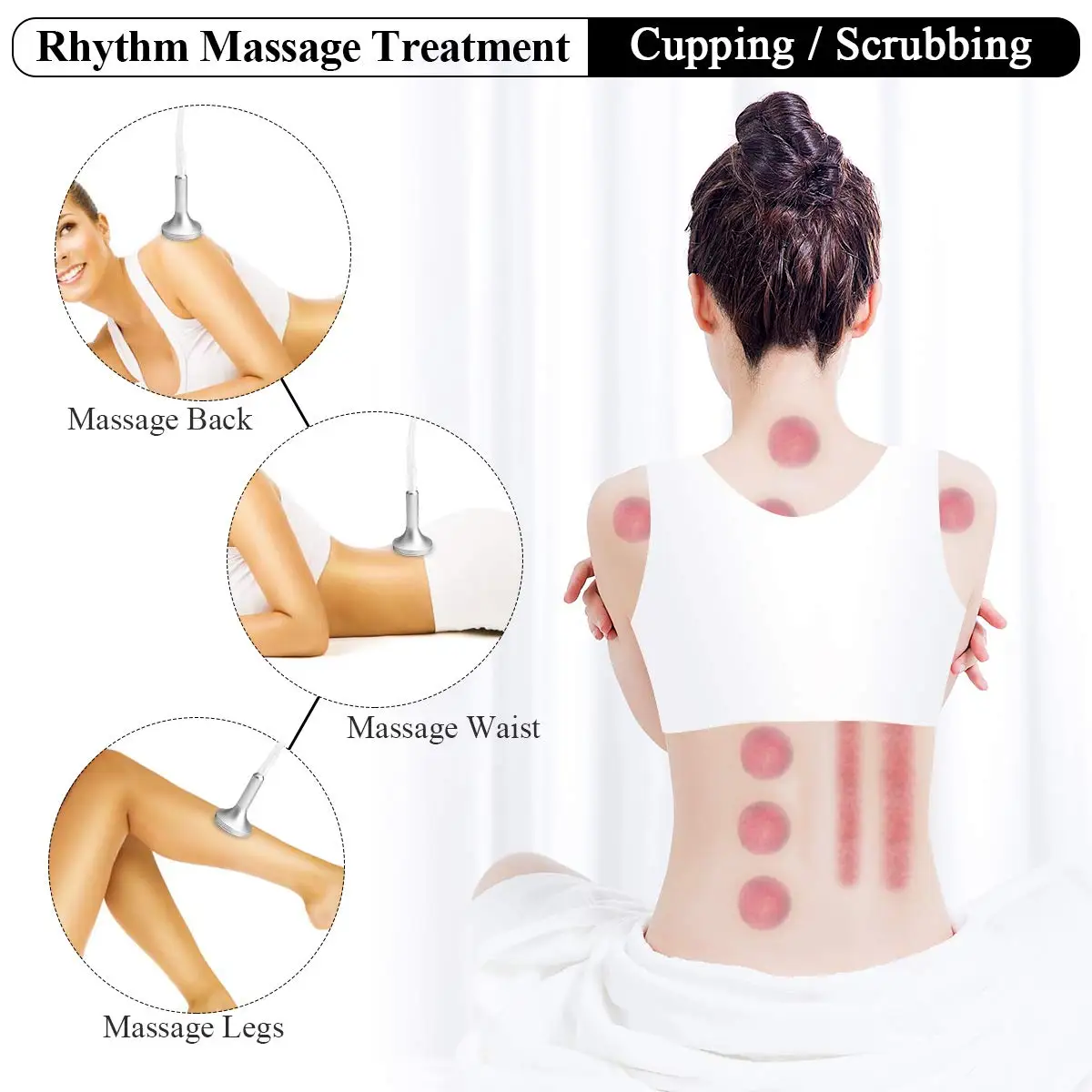 vacuum therapy machine Fat loss Massage/Slim SPA Breast enhancement Vacuum therapy Hip lift Full buttocks massage Cupping Salon