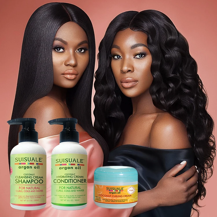 OCCA Wholesale Custom Private Label Shea Moisture Organic Paraben Moroccan Argan Oil Sulfate Free Shampoo And Conditioner Set