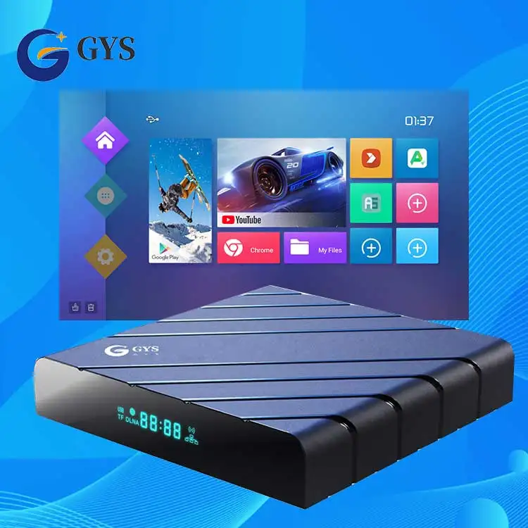 GYS A1 New Arrival ATV Android 9.0 S905X3 RAM 2G+16G 4K Netflix Dual Wifi Support Android Tv BOX