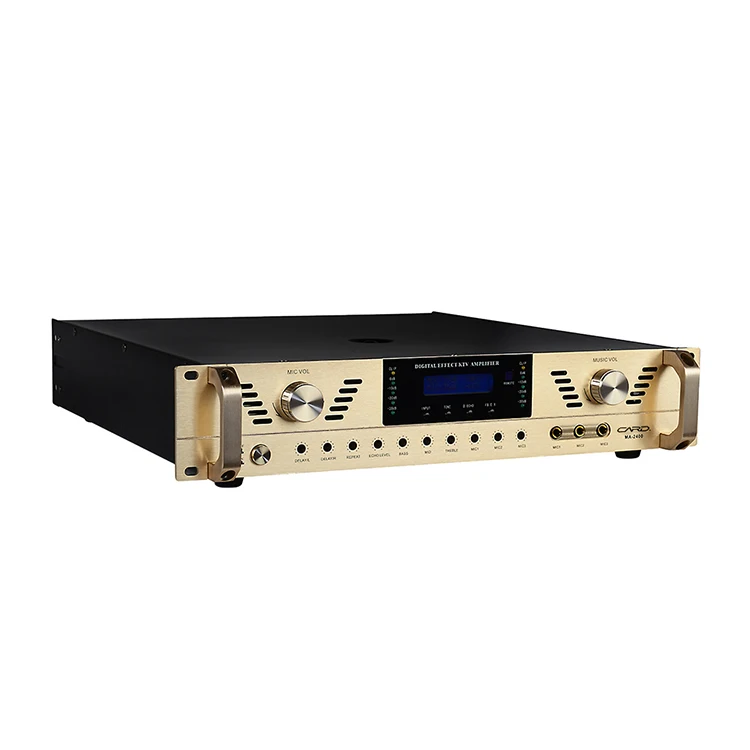 8 ohm 450w 2 channel class H circuit switch Professional DSP Digital karaoke amplifier