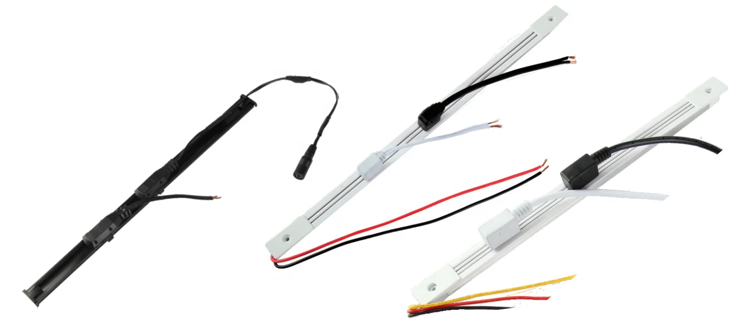 DC 2 Wires High Voltage Showcase Track LED Shelf Magnetic Track System for Store