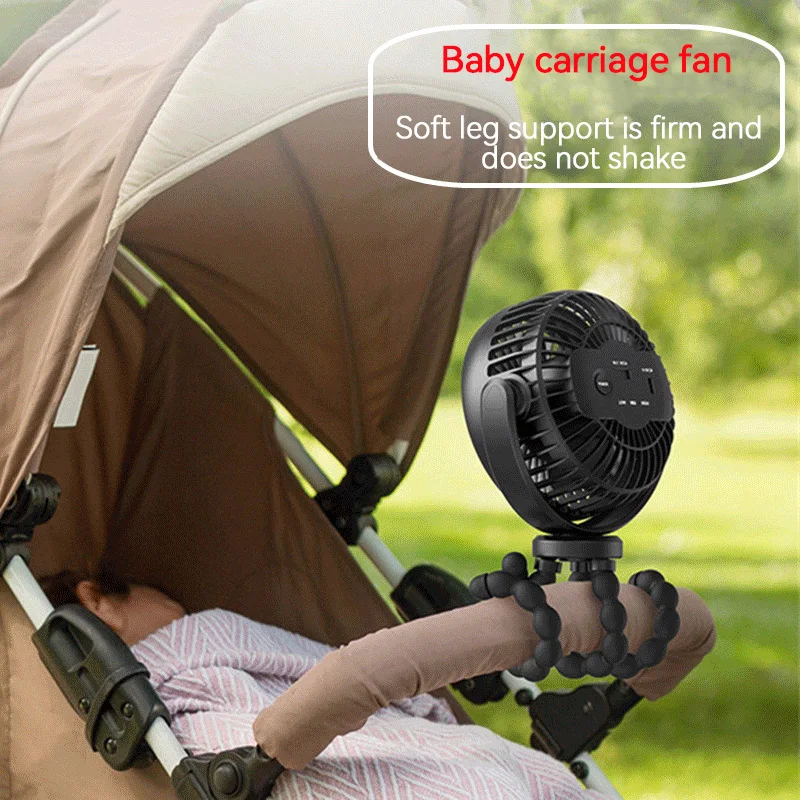 Гибкий портативный мини-Usb-вентилятор для детской коляски