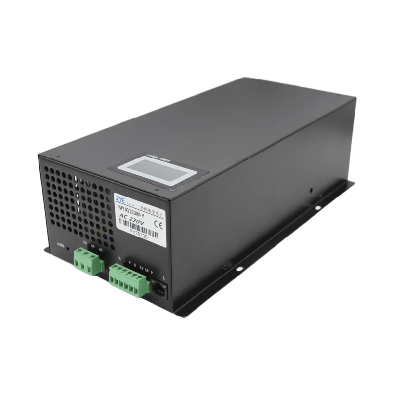 CO2 Laser Power Supply ZYE MYJG 150W with LCD display for CO2 Cutting Machine and Engraving Machine CO2 Laser Power Supply