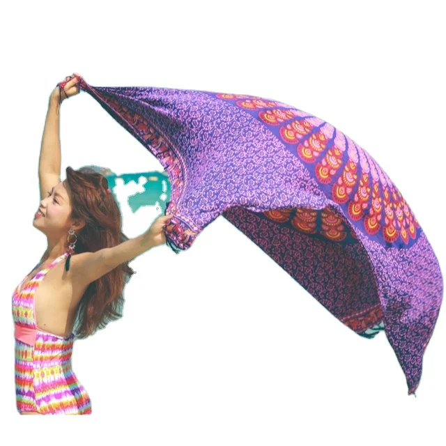 Beach Pareos Print Sarong Women Summer Ladies Wear OEM Custom Printed Asia & Pacific Islands Beach Wrap Sarongs Pareo for Adults