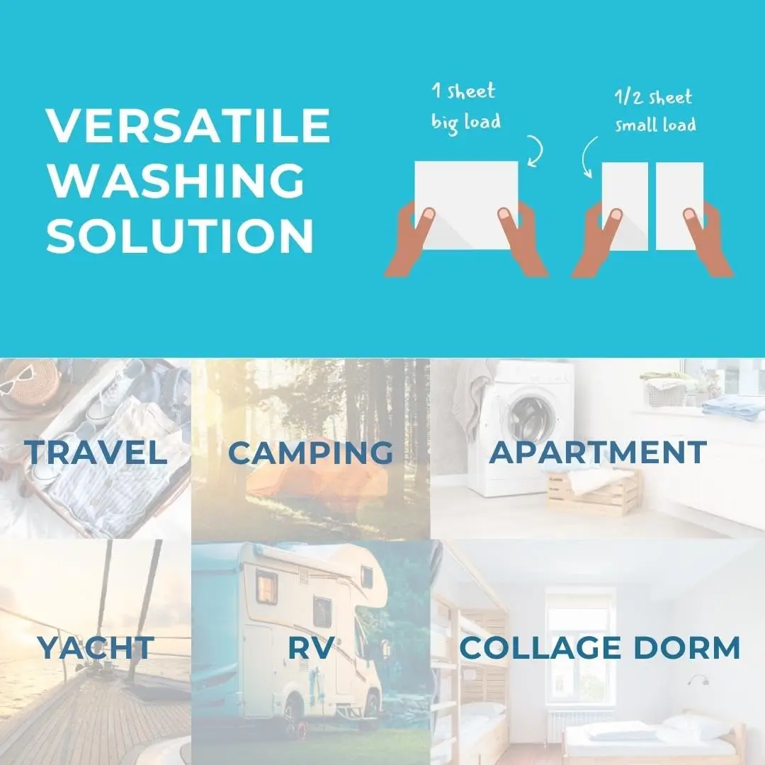 New on Sale Enzyme Lavender Plant Travel Eco-Friendly Laundry Strips Washing Powder Laundry Cleaning Liquid