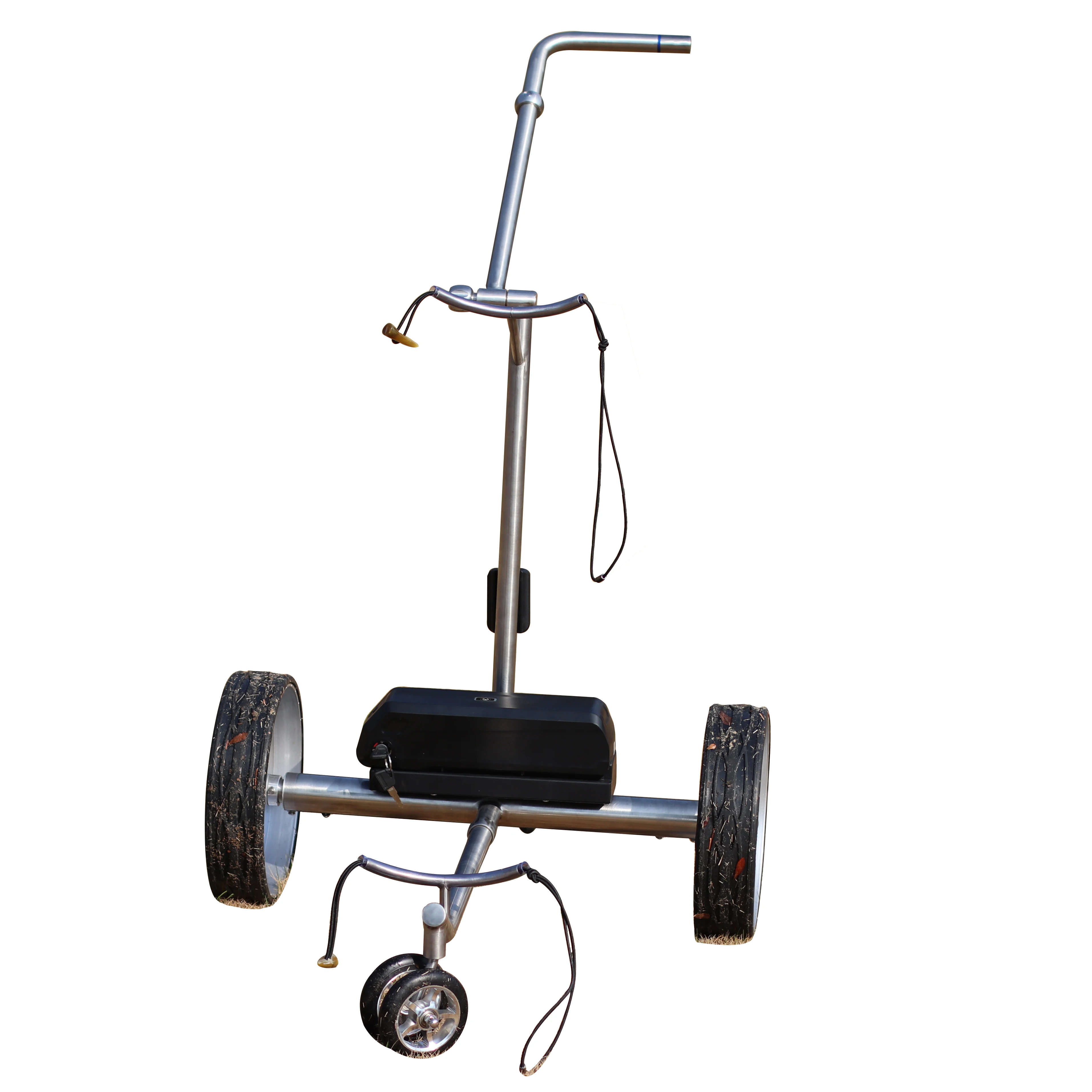 New design Outdoor Automatic Good quality Adjustable Golf Trolley Four Wheel