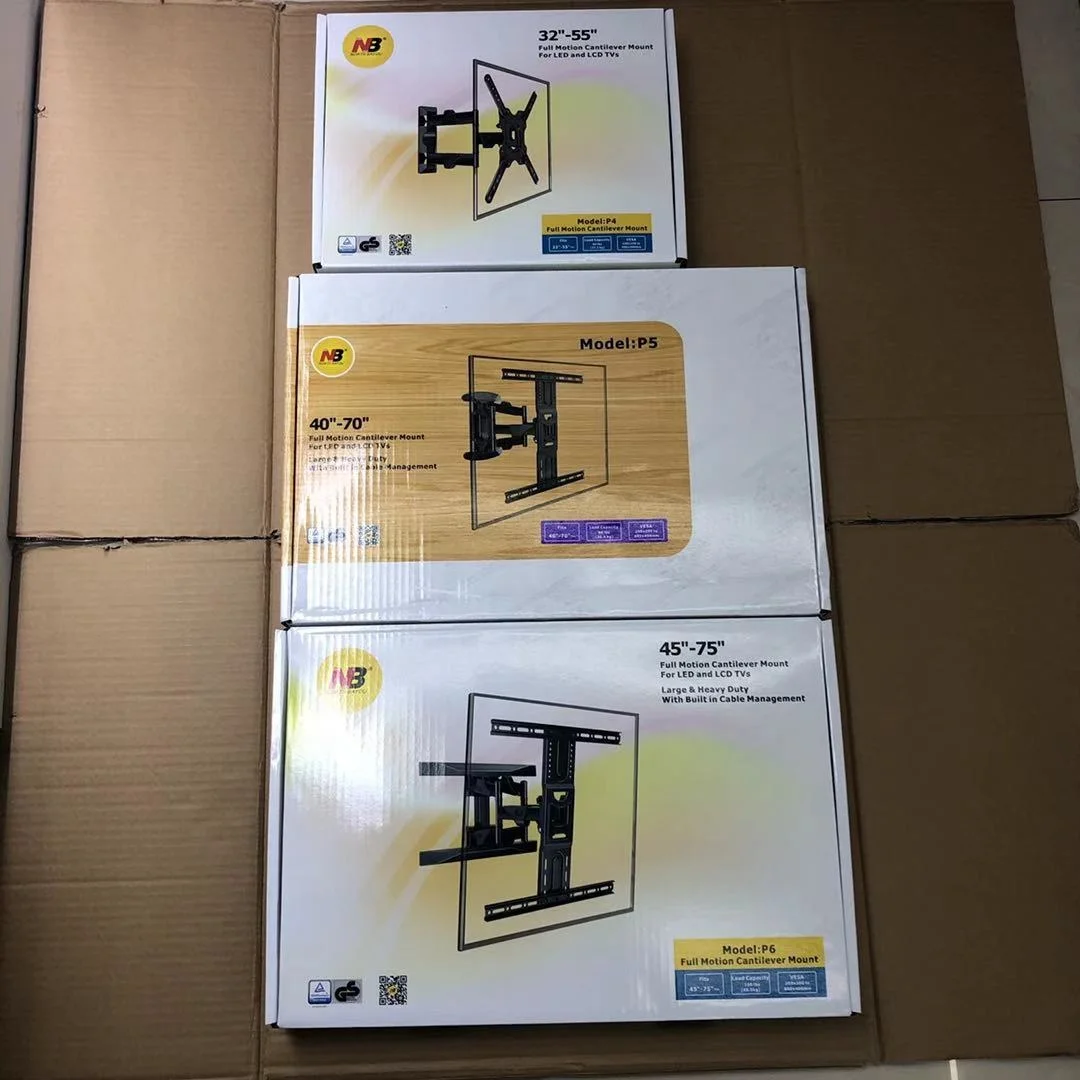 China Factory Cheap Price full motion tv mount bracket P4 tv wall mount