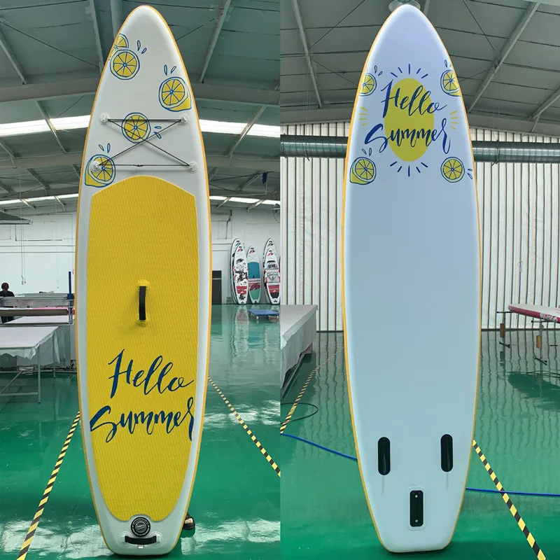 Wood Grain Stand Up Paddle Board Inflatable SUP Board Ultra-Light Inflatable Paddle Boards Non-Slip Deck Pad & Accessories