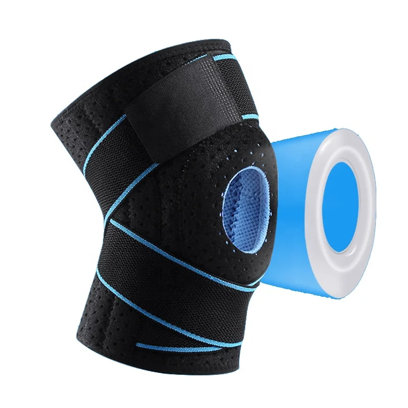Professional Sports Basketball Mountain Bike Arthritis Silicone Anti Collision Breathable Knee Pads