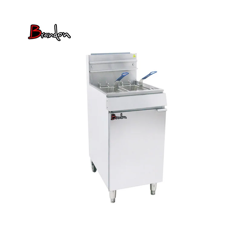 Лучшая покупка, фритюрница с двойным чипом сжиженного нефтяного газа, фритюрница с фильтрацией масла