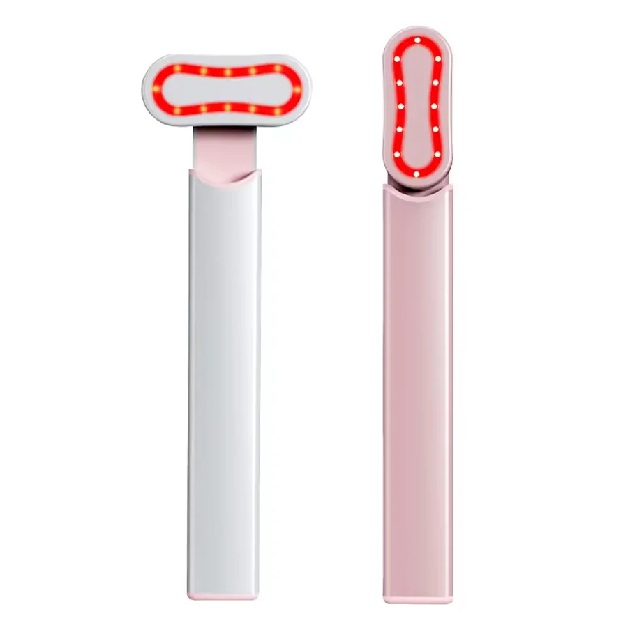 Beauty Care Women Skincare Rotatable Led Light Wand Eye Face Lift  Vibration Red Light Anti Aging Therapy Wand