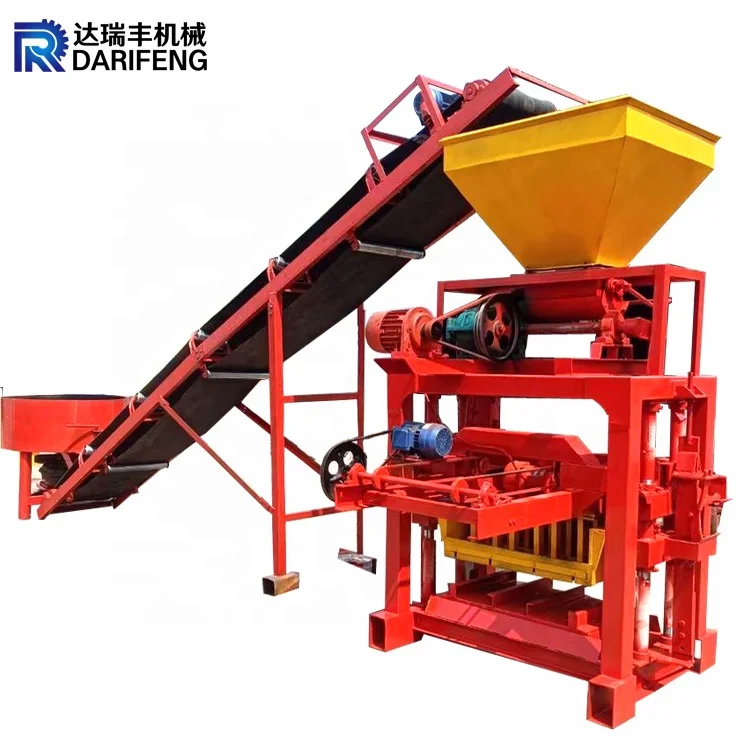 low cost Simple and Easy to Operate for Production solid hollow manual road block making machine 4-35a brick making machine