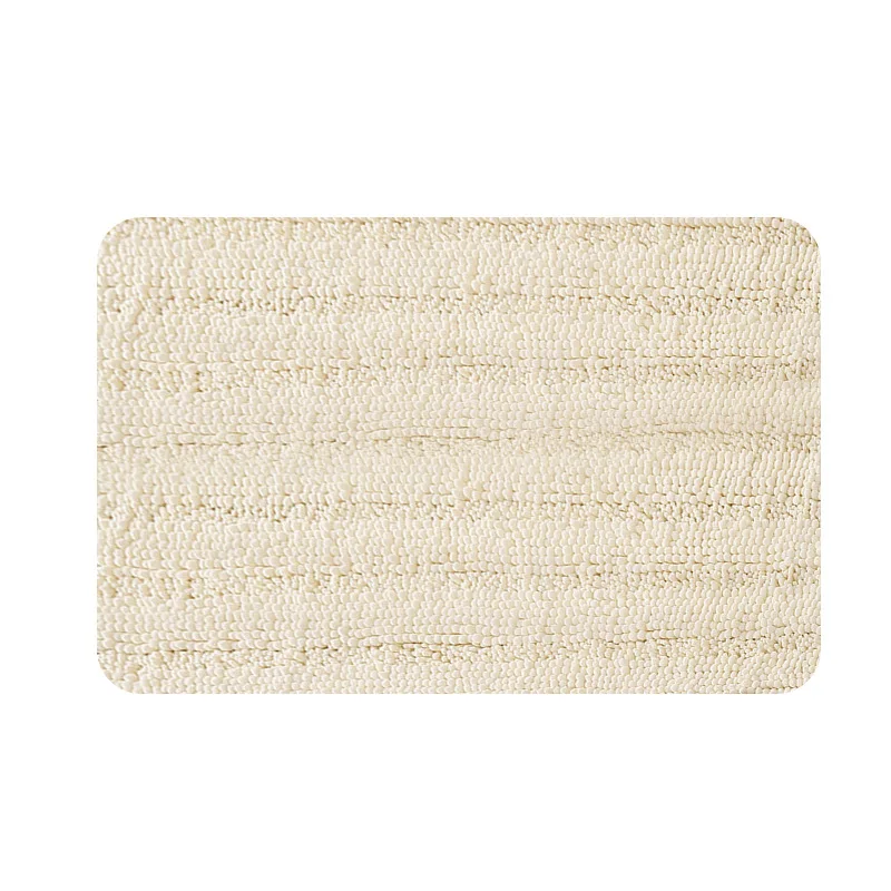 
Wholesale Microfiber Washable Bath Mat With Anti-slip Backing Shaggy Door Carpet Chenille Floor Mat 