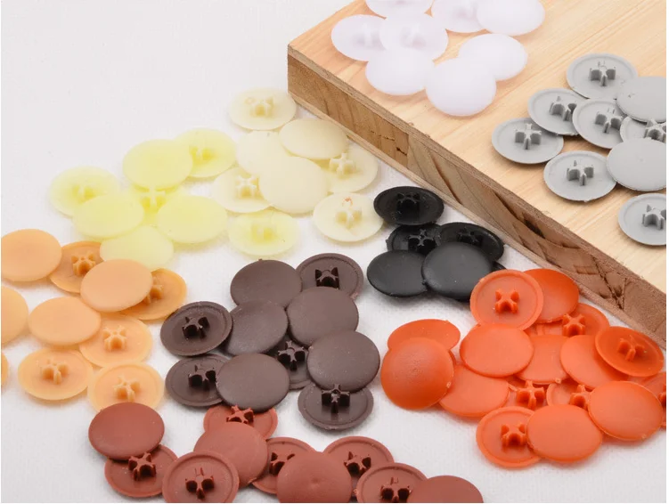 Furniture Three-in-one Connector Hat P:lastic Screw Cover Eccentric Wheel Hole Cover Decorative Hole Cover