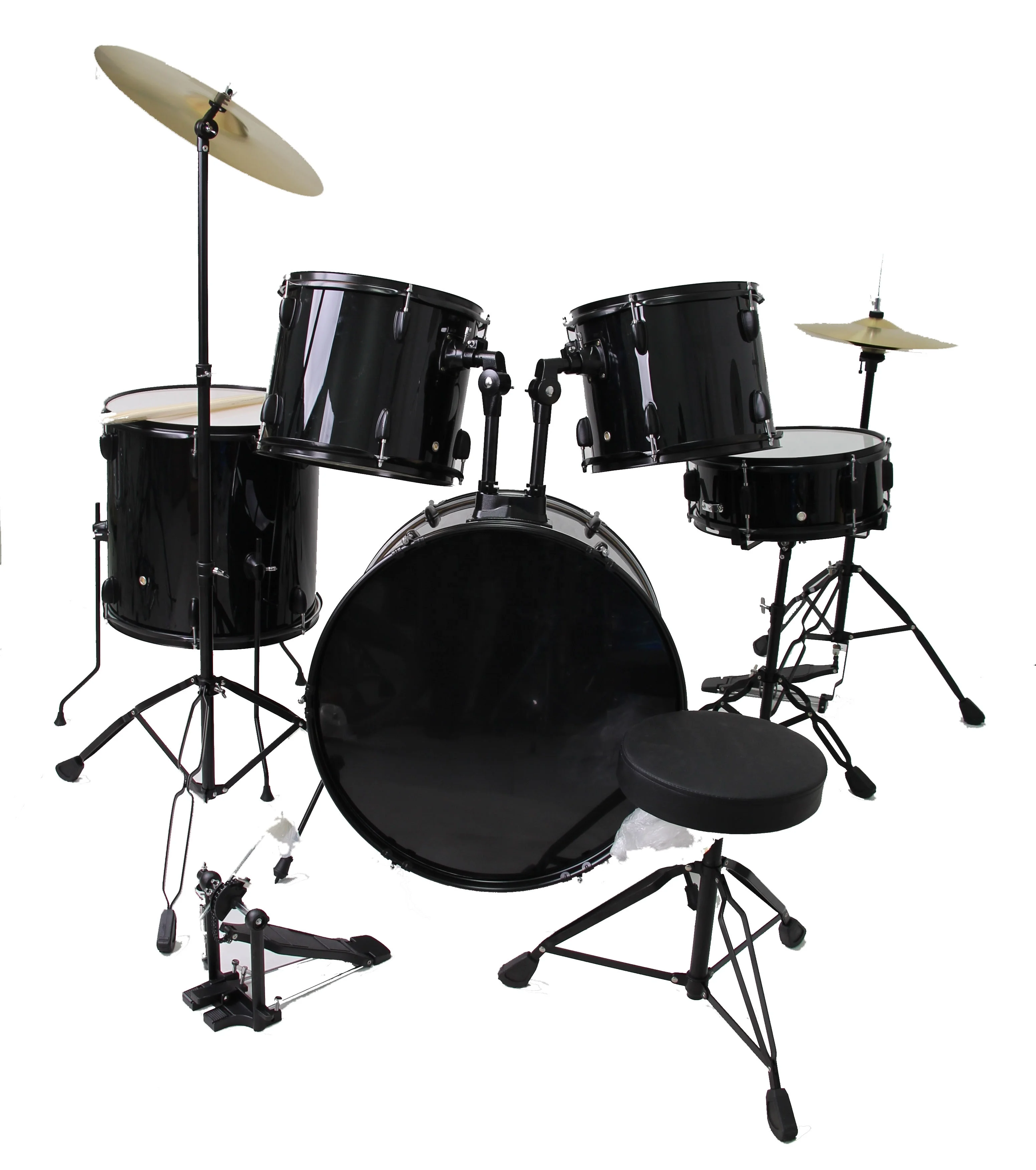 5 PC PVC Cover Jazz Drum Set