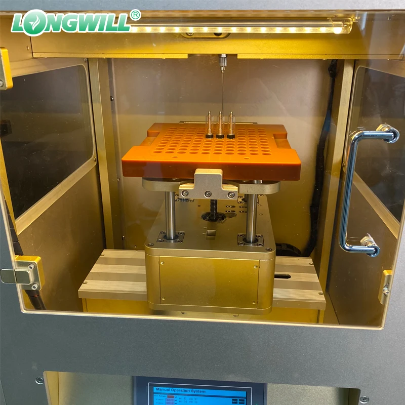 China Best Quality Automatic Syringe Filler 6 Head 1ml Small Bottle Essential Oil Cartridge Filling Machine With Heating Control