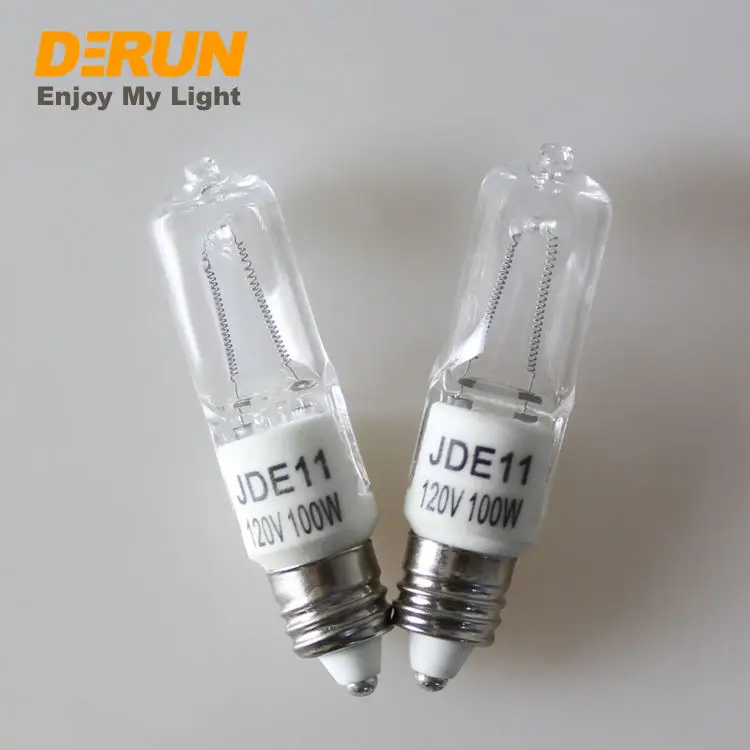 Halogen Heat JD Bulb 35W 50W 75W 100W 150W 200W 250W Mini E11 E14 BA15D 220-240V 100W Light Lamps , HAL-JD