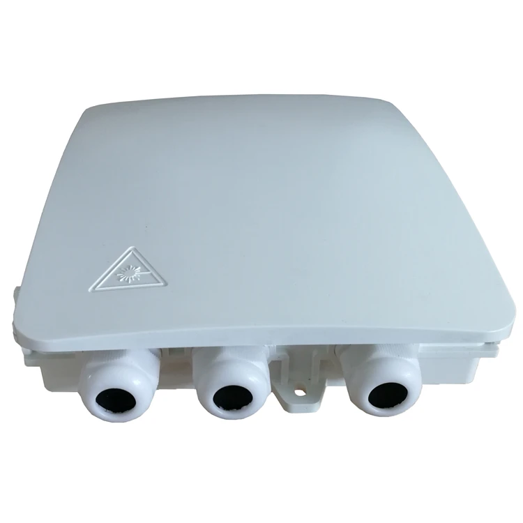 Wall Mounted 1x8 PLC Splitter Distribution Box FDB Fiber Box Ftth Plastic Box