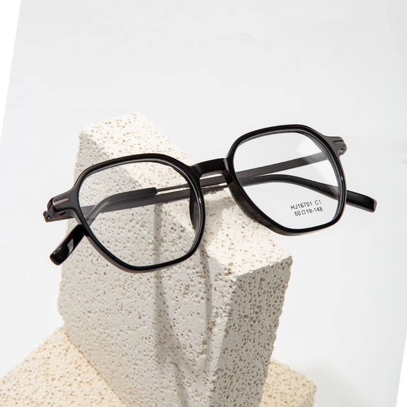 Custom Comfortable Durable Unisex Eyeglasses Frames Acetate Spectacle Frame Multi-Color Half Titanium Frame