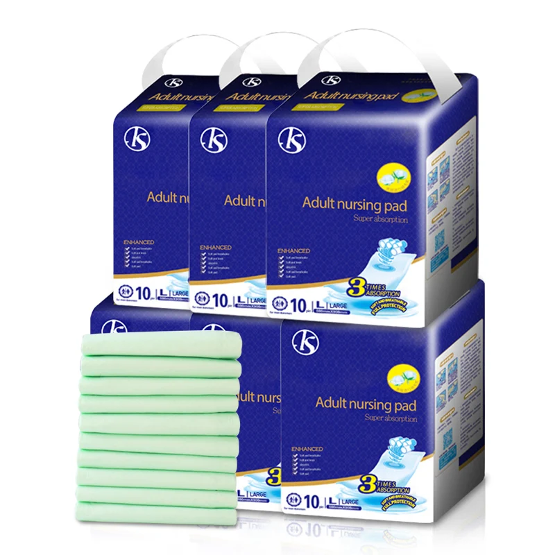 
Factory price blue disposable underpad with stickers male incontinence pads products wholesale 