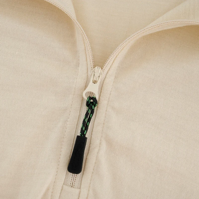 Custom Printing Logo Men T Shirt 1/4 Zip Up Casual Sport Hunting 100 Merino Wool Super Quality