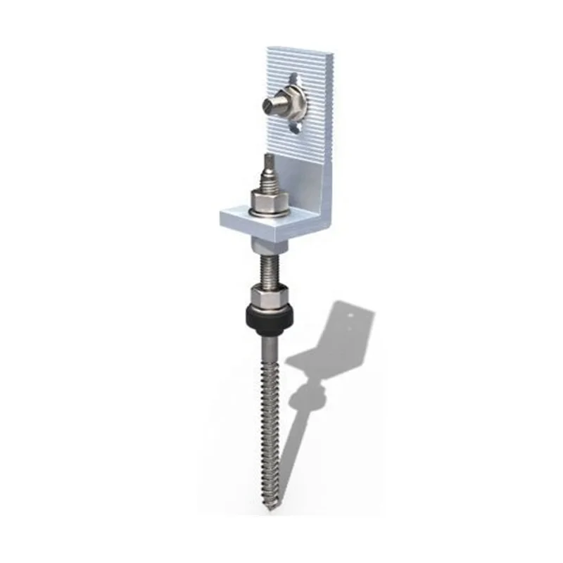 Solar Mounting Hanger Bolt M10 Stainless Steel 304 Double End Screw Hook Bolt for Solar Mounting System on Tin and Wooden Roof