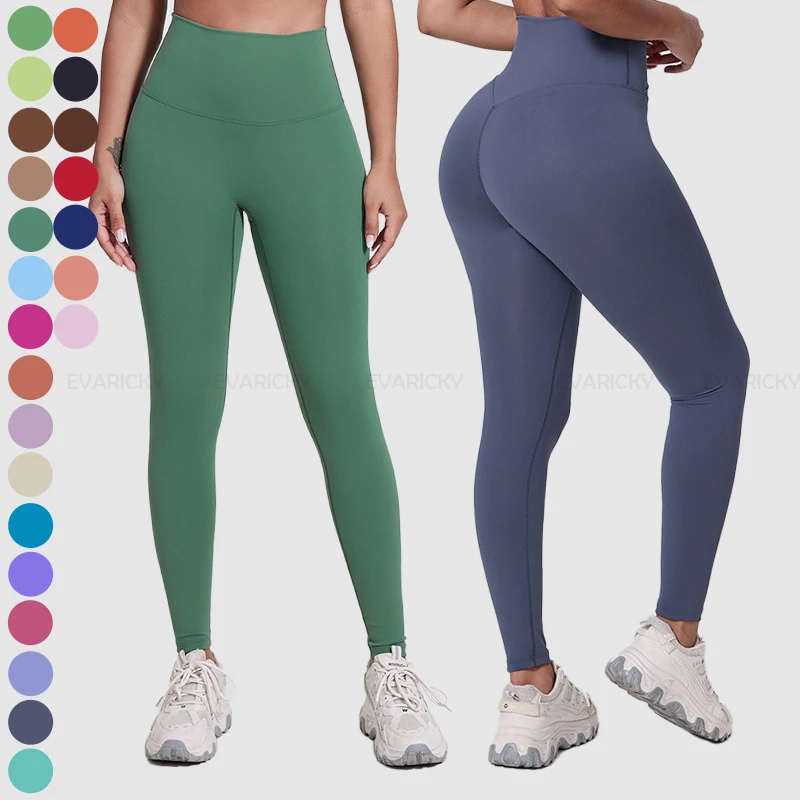 High Quality Cool Fabric Butt Lifting Leggings De Yoga High Waist Fitness Yoga Pants Gym Tights Leggings 2024 For Women Push Up