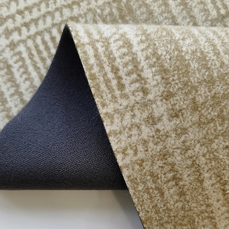 Polyester Upholstery Pillow Household Textile Sofa Velvet Fabric Wholesale