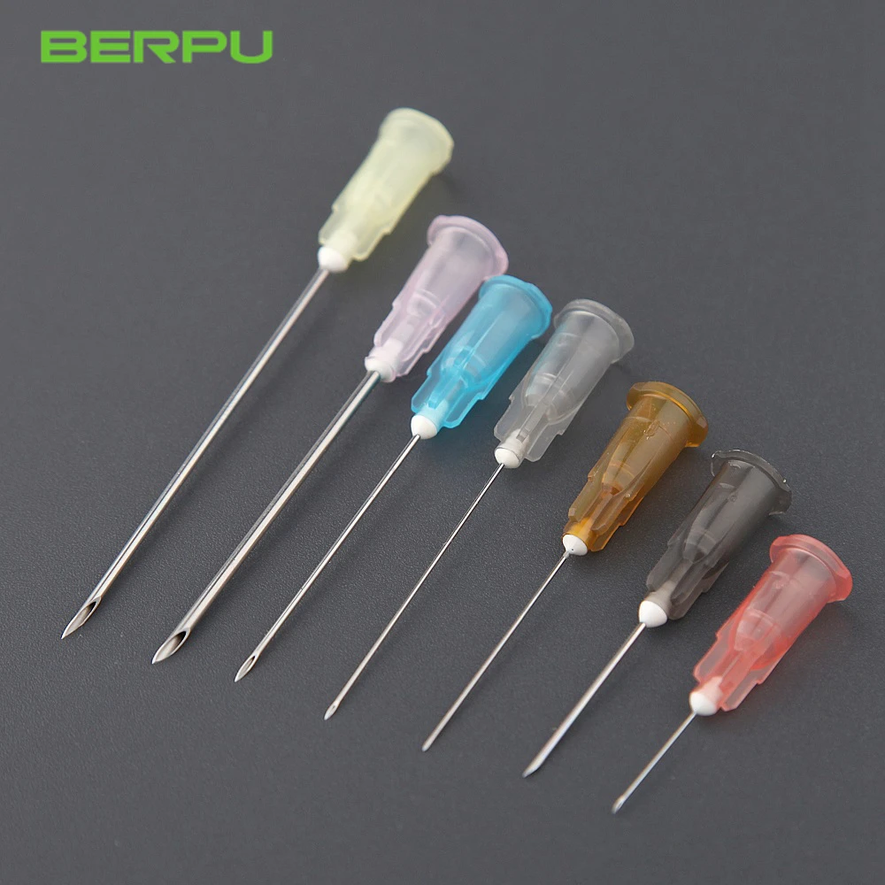 Factory Direct Supply Sterile Hypodermic Needle Extra Fine and Sharp Needles 21g 23g 25g 27g For Virtually Painless Injection