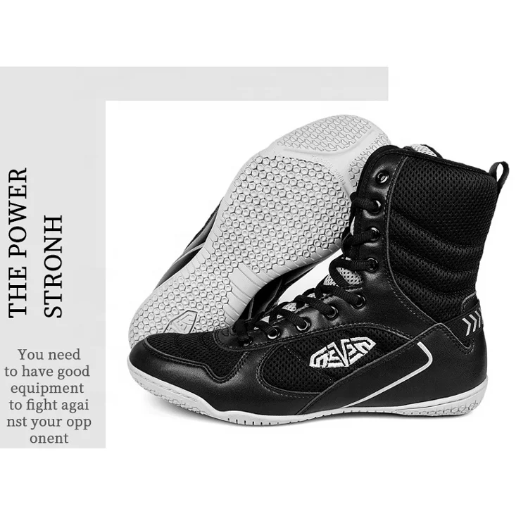 
Original Factory Newest Non Slip High Top Boxing Shoes For Men 