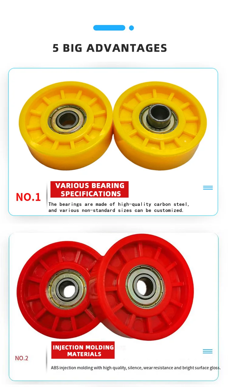 Diameter 1.97 Inches 1.5 Inches 1 Inch Metal Skate Wheel for Unloading Conveyor