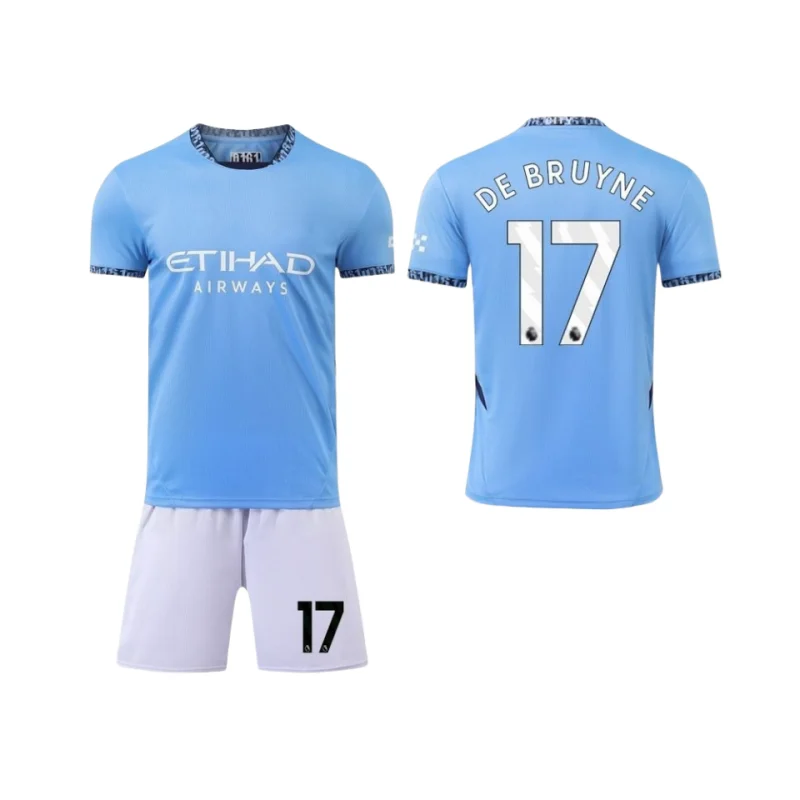 Custom 24-25 season Manchester Fans edition football jersey De Bruyne 17# jersey with logo jersey printed football clothes