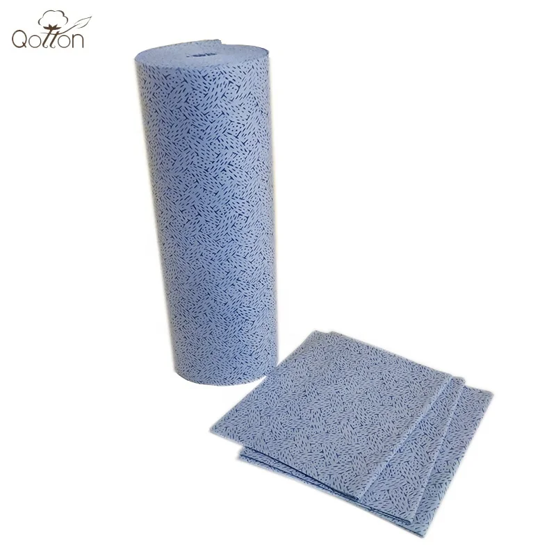 Super Oil Absorption nonwoven Industrial paper Wiping rags Magic Wipe Car Cleaning Cloth in roll