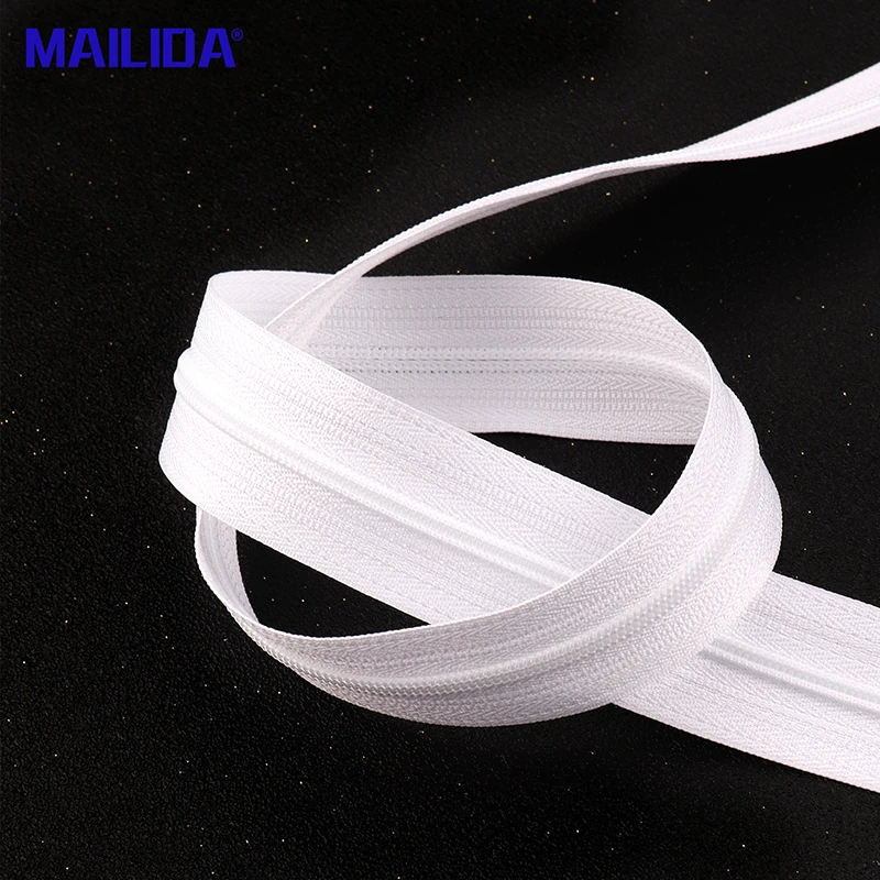
Nylon Zippers for Suits White 3# 5# 7# 