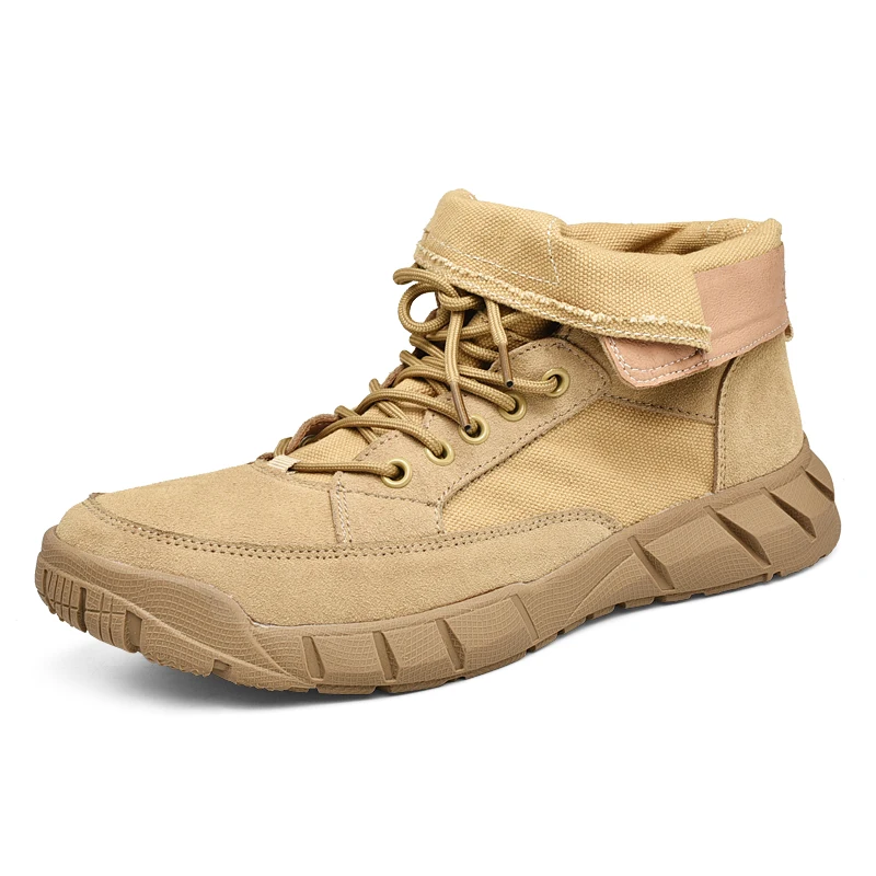 Made In China High-quality Desert Lace-up High-top Hiking Tactical Boots