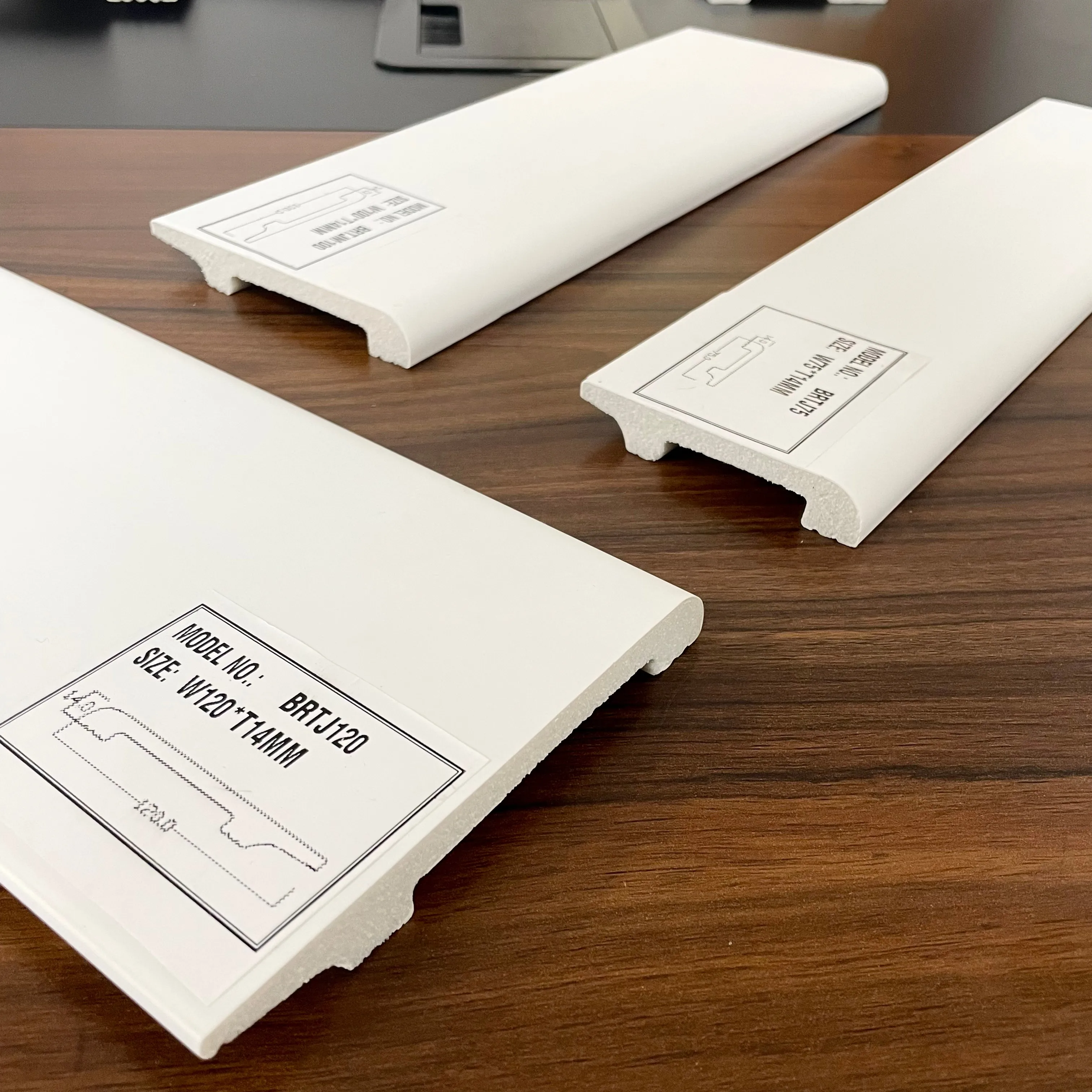 BANRUO Flooring Accessories Ps Floor Moldings Polystyrene Eco Friendly Wall Base Skirting