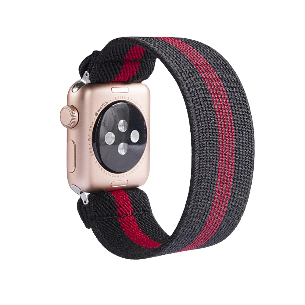  Новинка 2020 эластичный ремешок для часов Apple watch 1/2/3/4/5