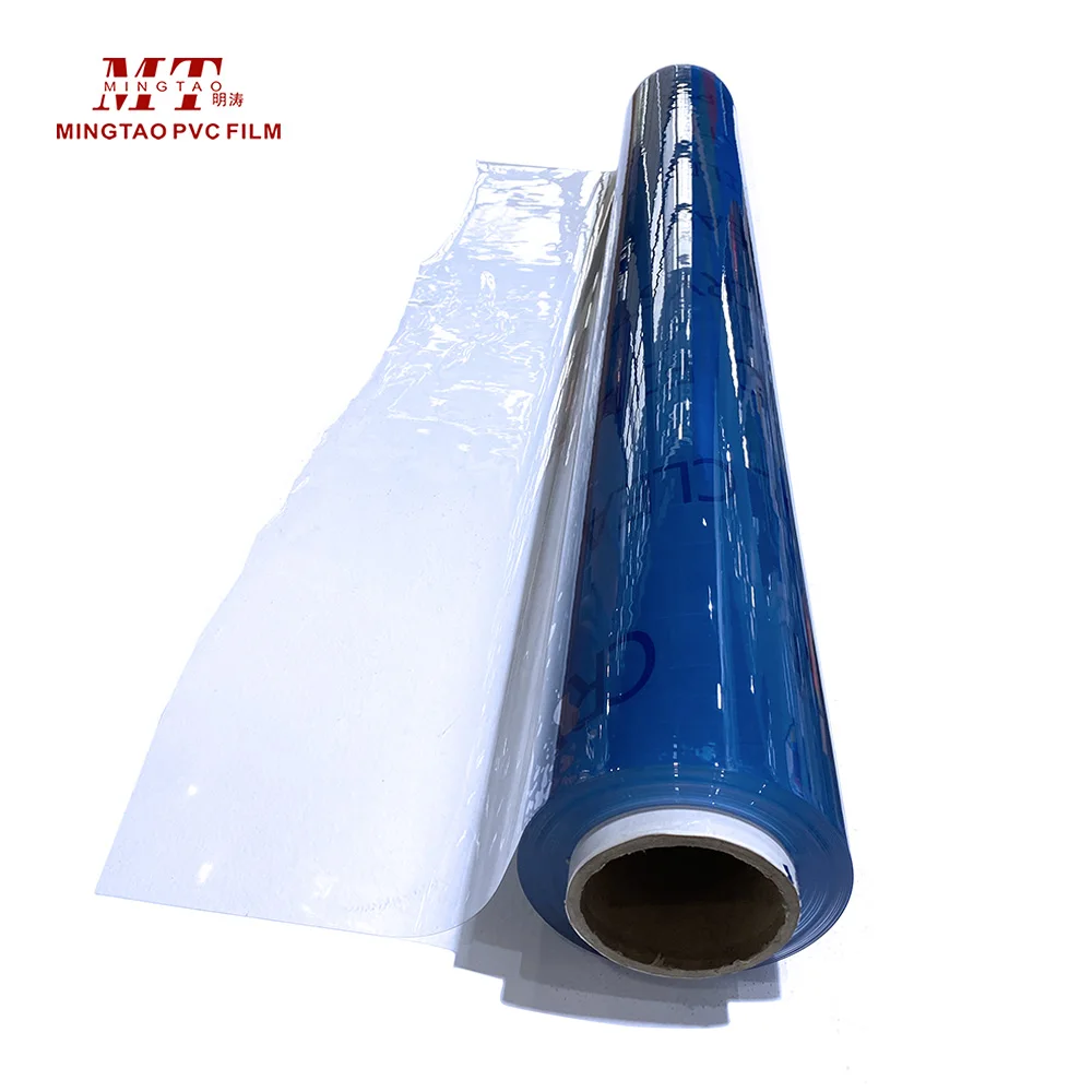 Flexible plastic transparent soft PVC films door curtain film roll UV-anti standard