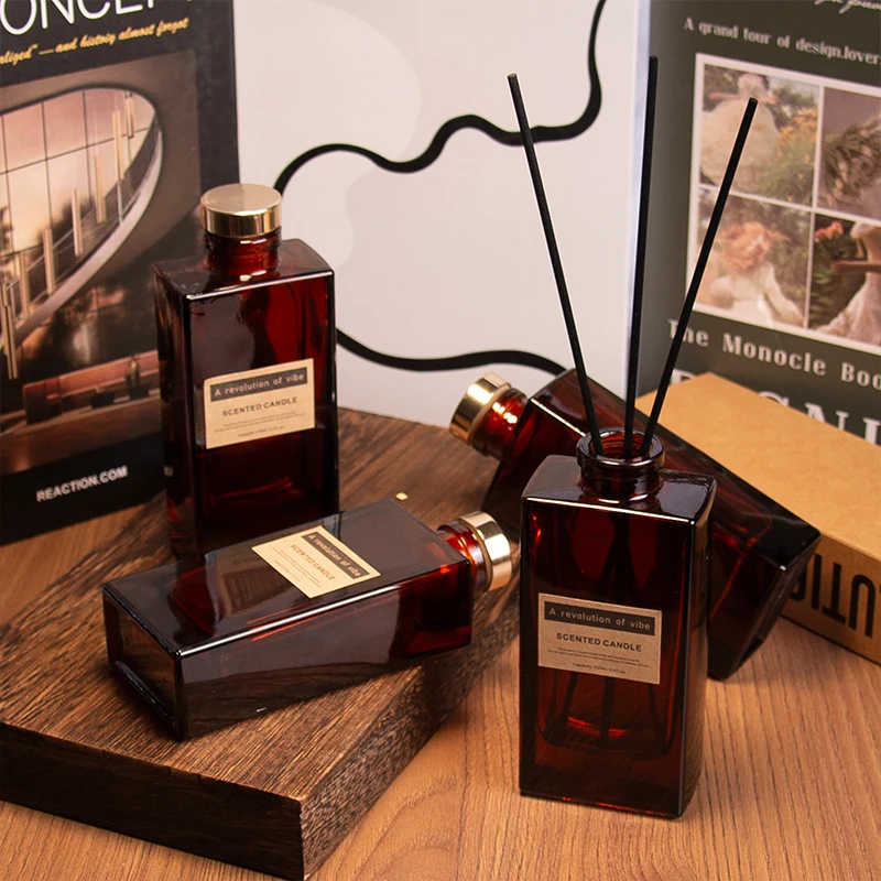 2024 Christmas Luxury Rattan Reed Diffuser Perfume with Stick Air Freshener for Home Use in Room Bathroom Kitchen