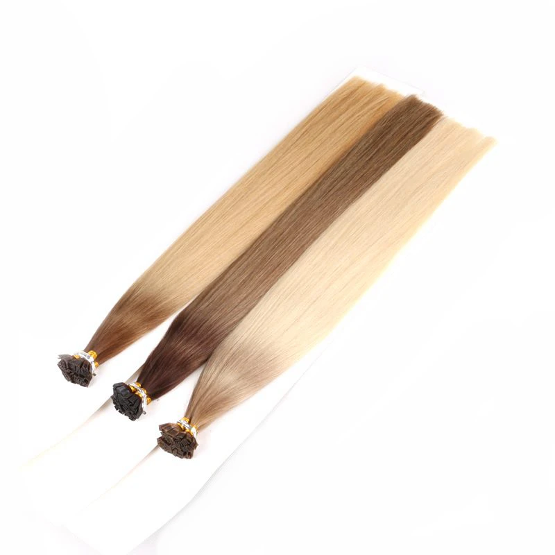 Harmony 20inch  22inch Full Cuticle Remy Flat Tip Hair Extensions 1.0g/s Straight Capsules Keratin Pre Bonded Hair