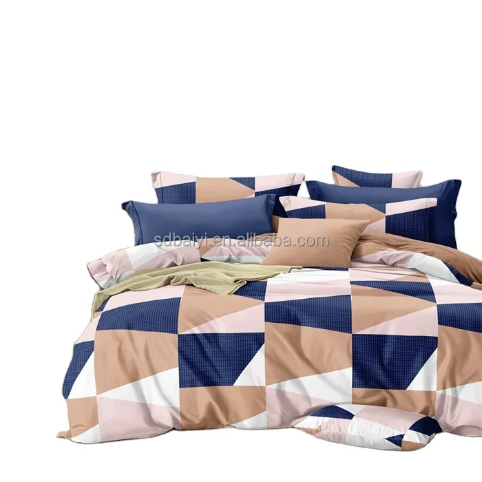 Polyester bed linen set Bedding Sets Collections sabanas lenjerii de pat bedding basics bed sheets cotton feel set