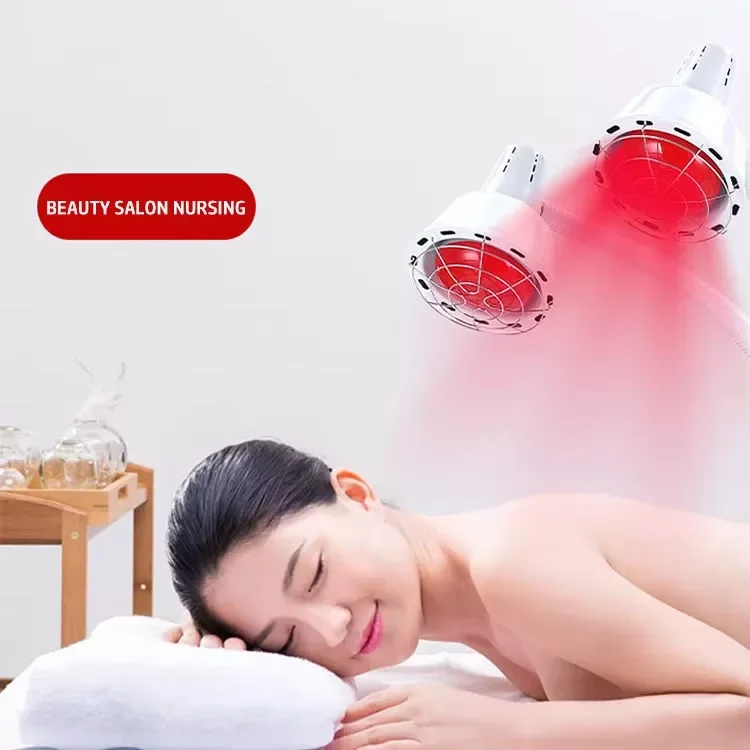 Salon single head Spa physiotherapy lamp 275w heating lamp time control relieve joint pain and muscle aches for body